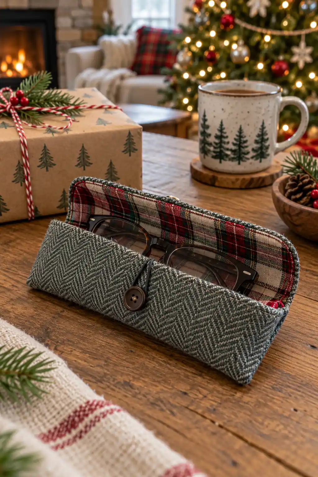 10 fabric glasses case