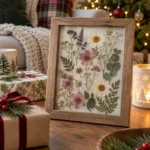 Pressed flower frame, one of these diy christmas gifts for mom