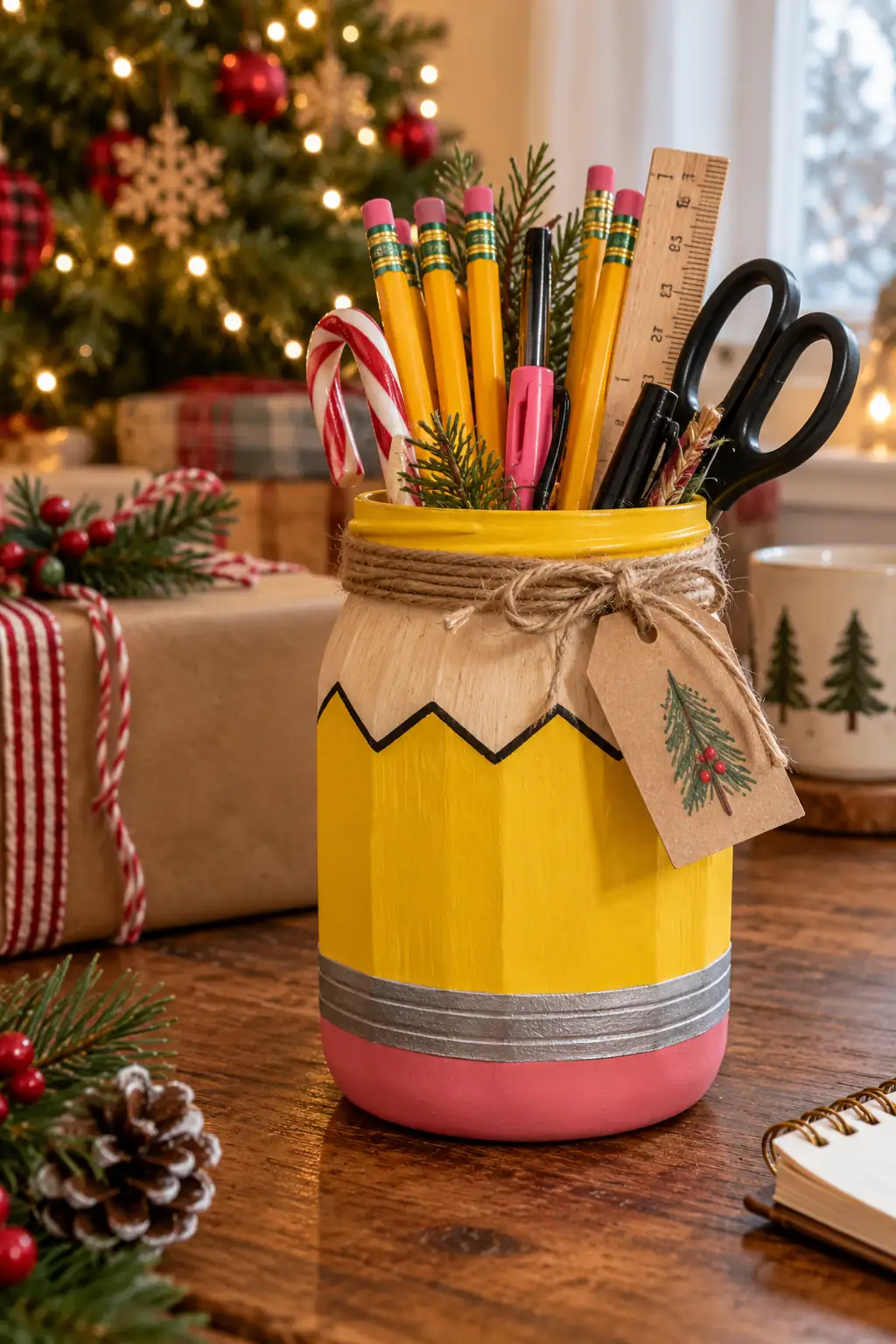 01 pencil themed jar
