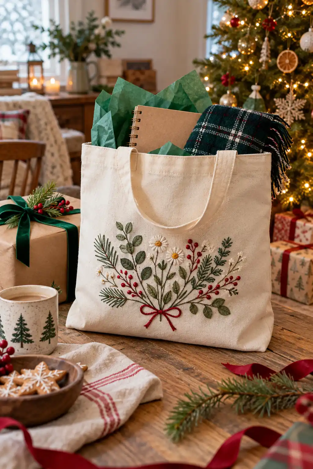06 embroidered tote