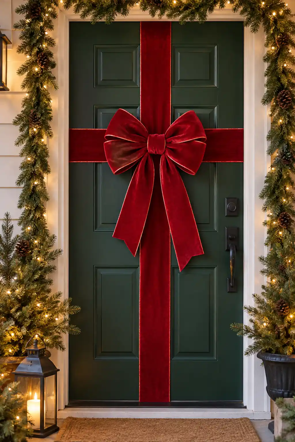 02 ribbon crossed door like gift