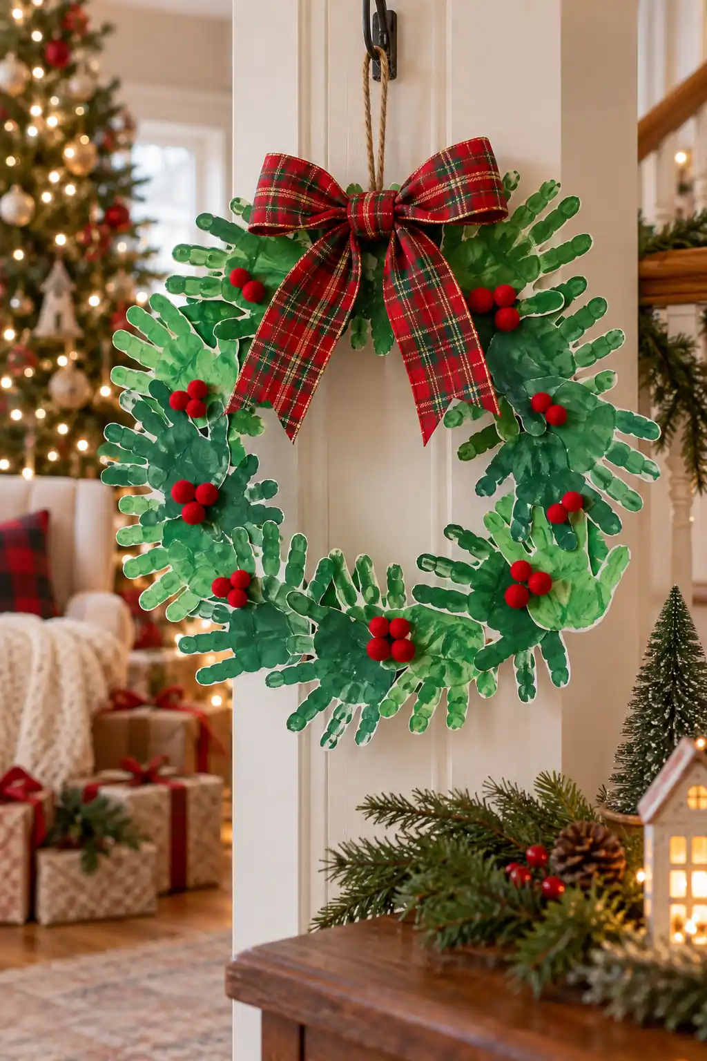 04 handprint wreath