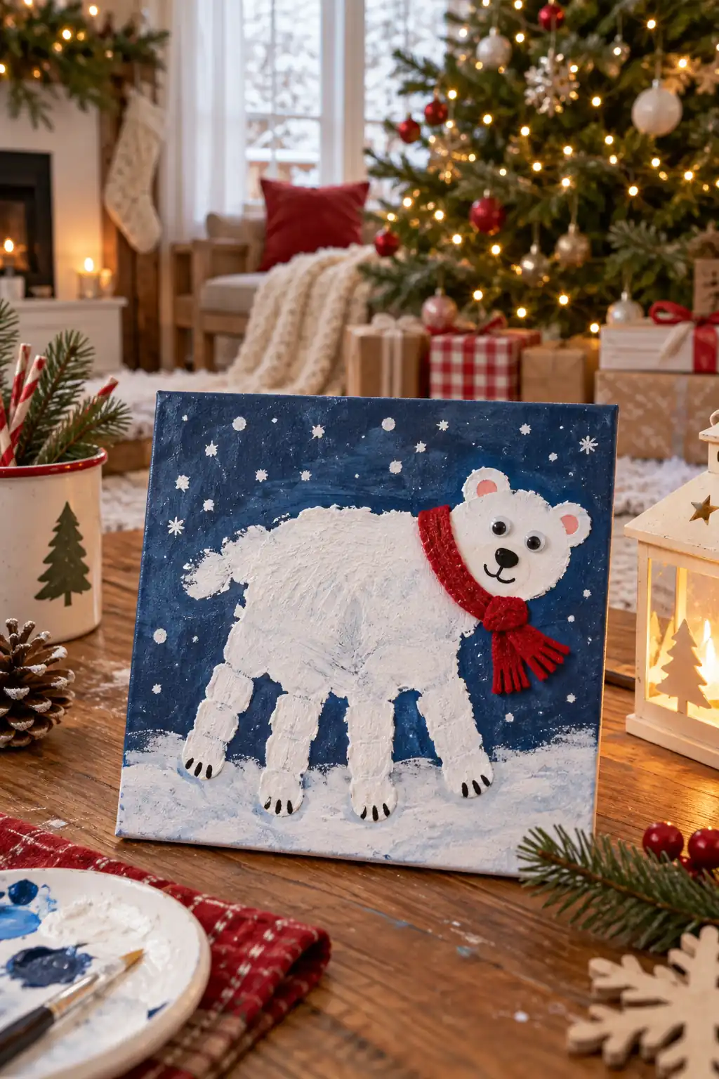11 handprint polar bear