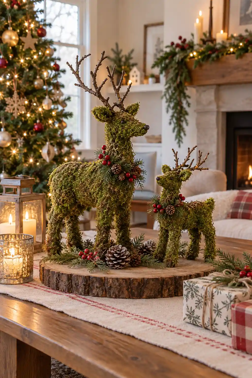 16 moss reindeer scene