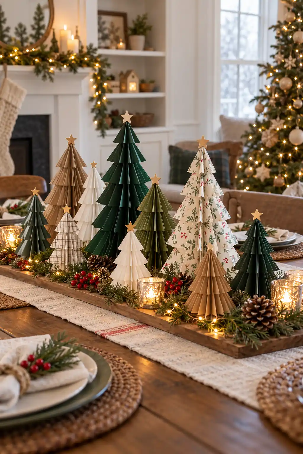 17 paper tree forest