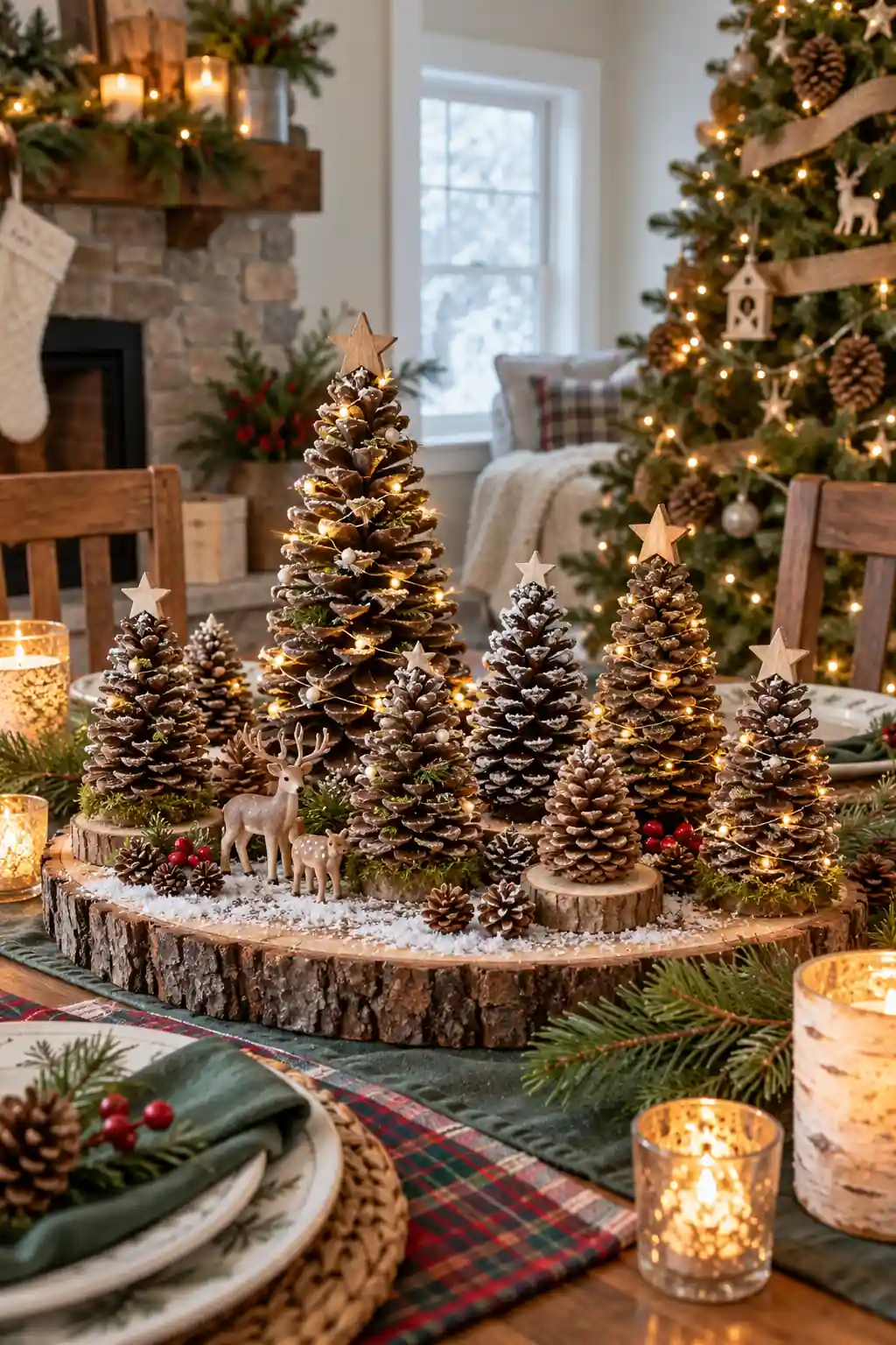 17 pinecone table forest